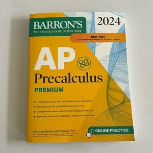 AP Barrons Precalculus Book
